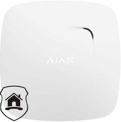 Бездротовий датчик детектування диму і чадного газу Ajax FireProtect Plus White