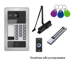 Комплект домофону Hikvision з монтажем та технічним обслуговуванням