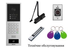 Комплект гібридної системи домофону Akuvox з монтажем та технічним обслуговуванням