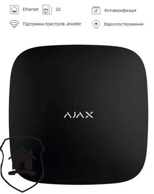 Бездротова інтелектуальна централь Ajax Hub 2 (2G) Black